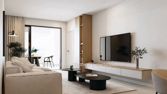 Appartement 1er étage avec vue mer et piscine commune