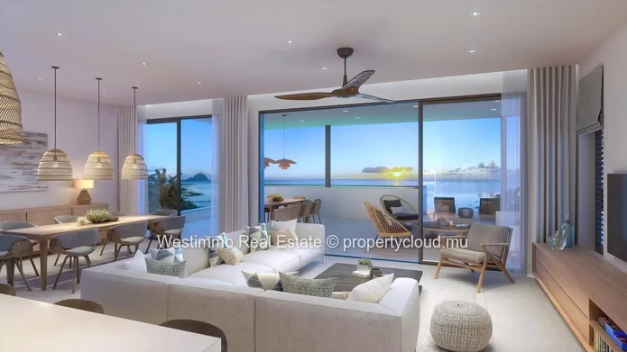 RIVIERE NOIRE - Penthouse avec 3 chambres et piscine privée de 255m²