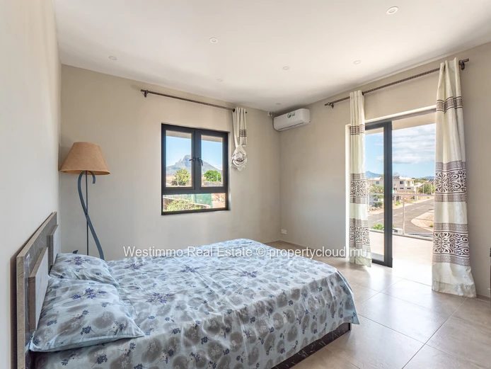 Villa familiale avec piscine et vue mer à louer à Flic en Flac