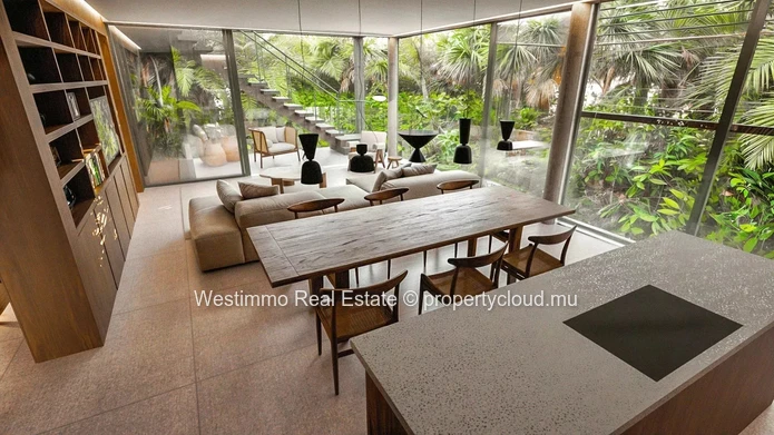 ROCHES NOIRES - l’élégance tropicale dans cette appartement 3 chambres avec rooftop et piscine