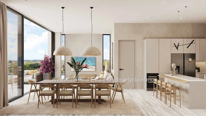 Appartement neuf 3 chambres à Mont Choisy Golf & Beach Estate