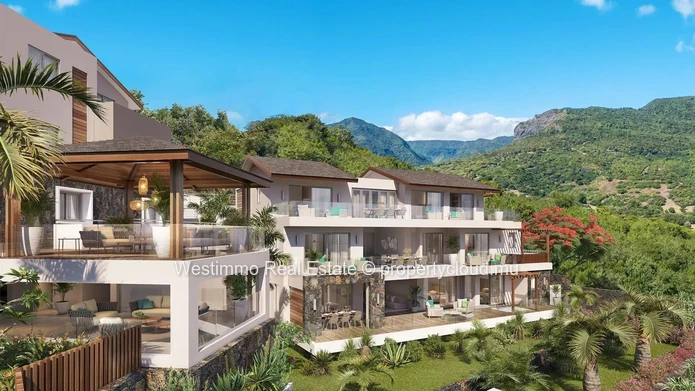 TAMARIN - SANS FRAIS D'AGENCE - Appartement 3 chambres avec vue imprenable sur l'ocean