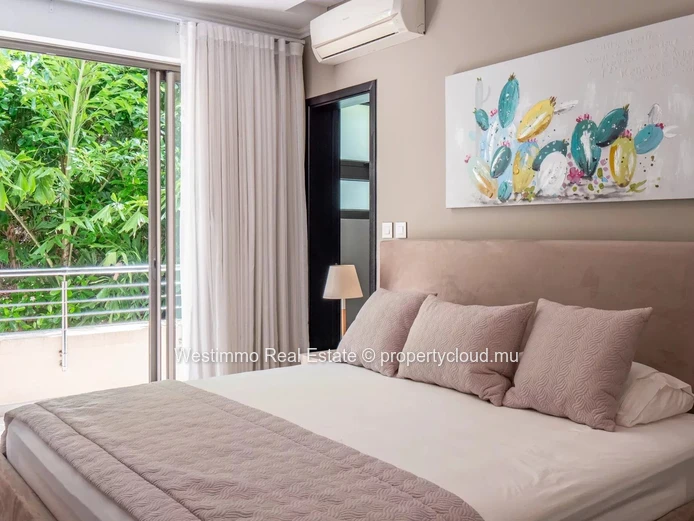 Appartement meublé 3 chambres avec terrasse à l’île Maurice proche golf et plage