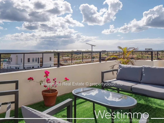FLIC EN FLAC - Villa neuve et moderne de 3 chambres en suite avec vue mer et piscine