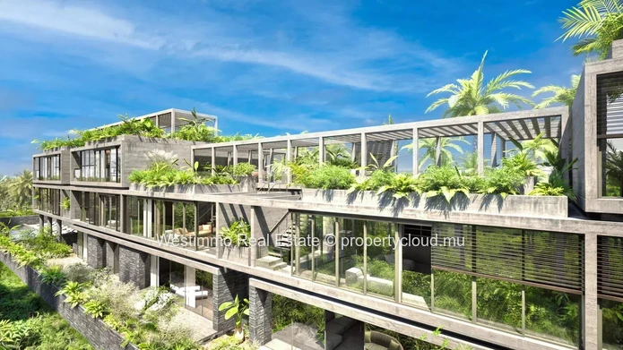 ROCHES NOIRES - l’élégance tropicale dans cette appartement 3 chambres avec rooftop et piscine
