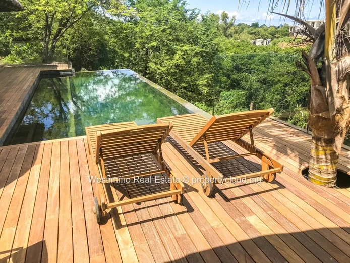 TAMARIN - Suspended villa with panoramic views for sale in Tamarin