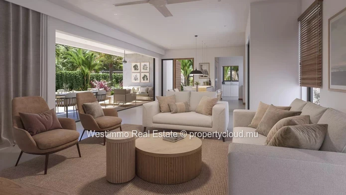 Villa contemporaine 4 chambres avec piscine