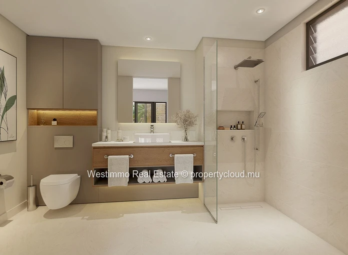 Appartement neuf 2 chambres à Calodyne en rez-de-chaussée