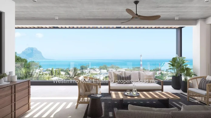 Spacious, modern apartment with Morne view and private garden