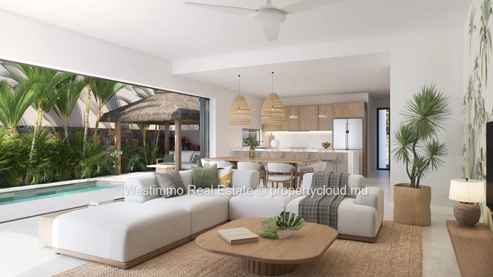 4-bedroom Garden Villa in Calodyne with private pool