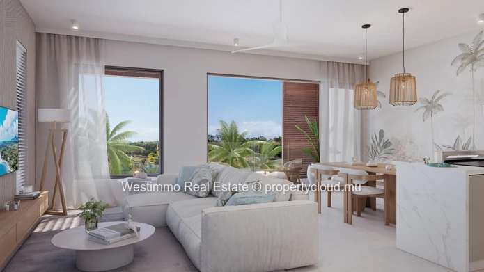 Appartement 3 chambres à rendement locatif à Belle Mare