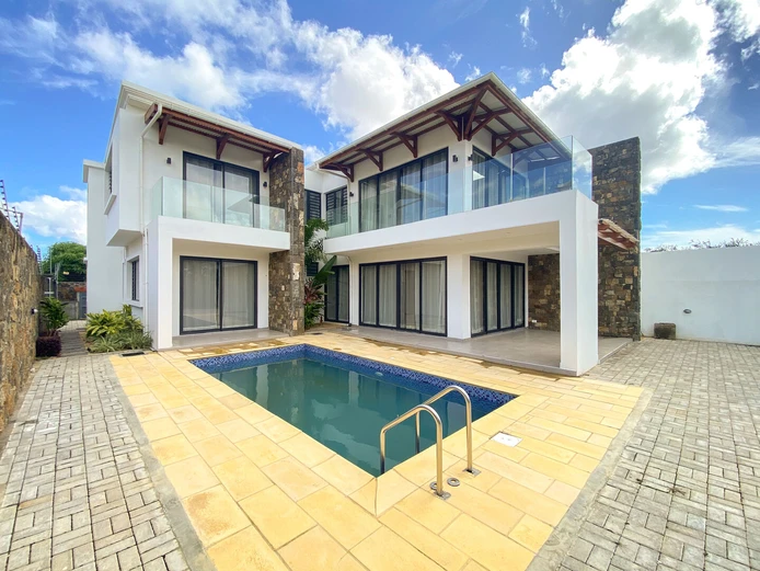 Trou aux Biches - Magnifique Villa moderne meublée 4 chambres ensuite avec piscine privée