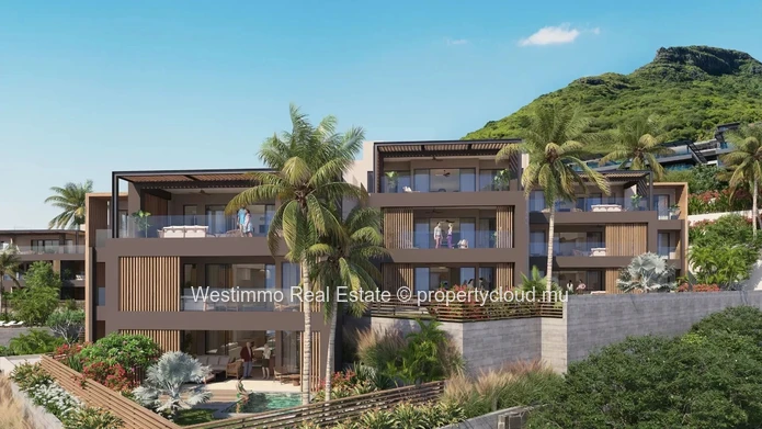 Spacious, modern apartment with Morne view and private garden