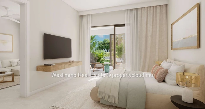Appartement neuf 2 chambres à Calodyne en rez-de-chaussée