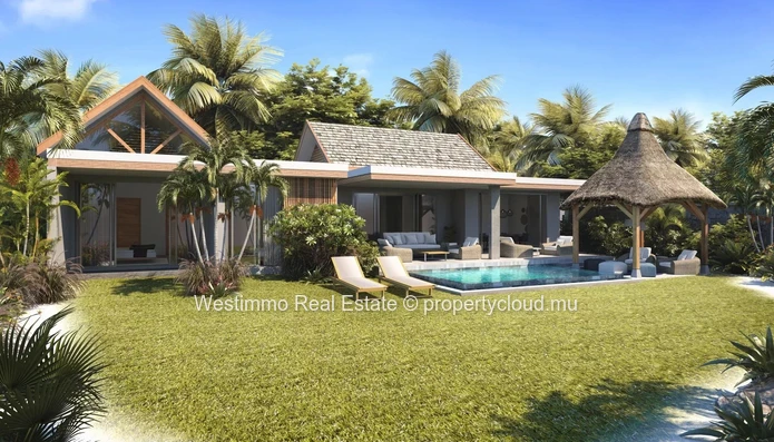 Villa à vendre à Pointe d’Esny avec 3 chambres et piscine privée sur 650m²