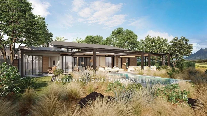 Villa éco-responsable 3 chambres à Tamarin face au golf