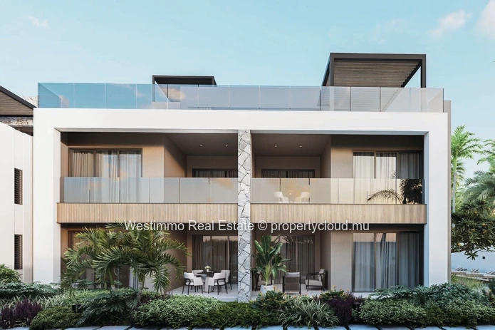 Appartement 1er étage avec vue mer et piscine commune