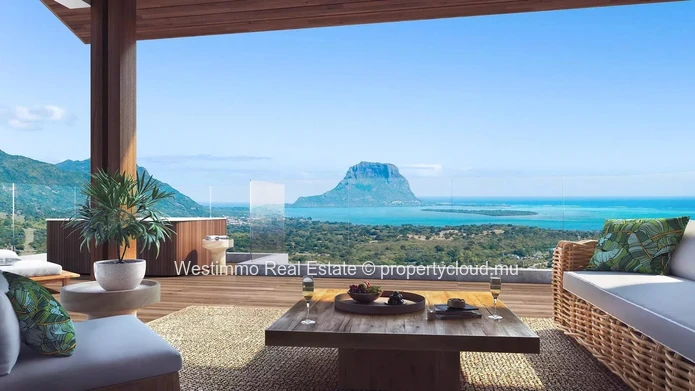 TAMARIN - SANS FRAIS D'AGENCE - Appartement 3 chambres avec vue imprenable sur l'ocean