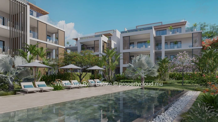 Appartement neuf 2 chambres à Calodyne en rez-de-chaussée