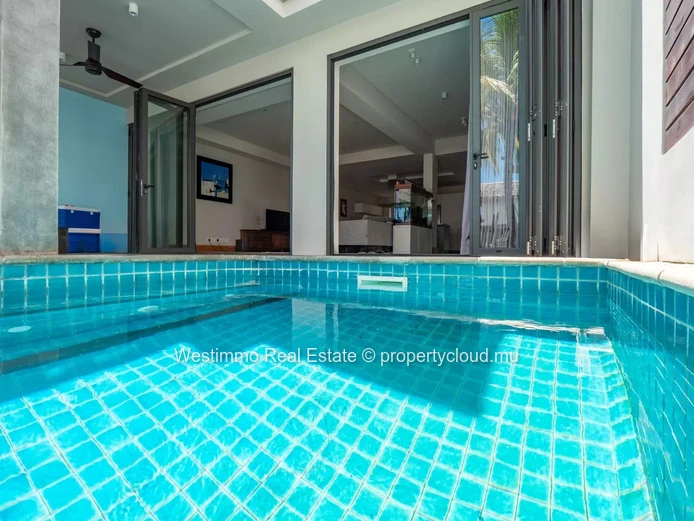 Duplex à La Balise avec vue mer et accès direct au littoral