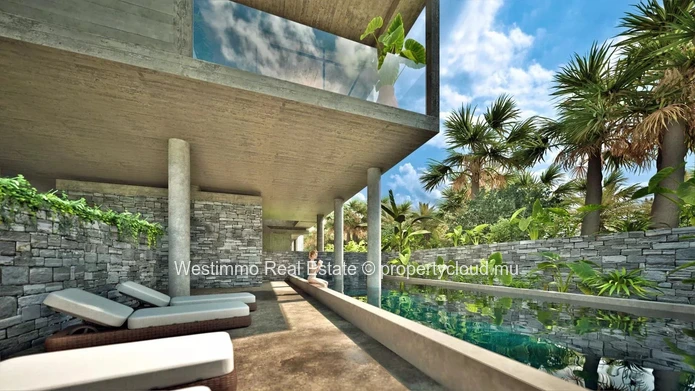 ROCHES NOIRES - l’élégance tropicale dans cette appartement 3 chambres avec rooftop et piscine