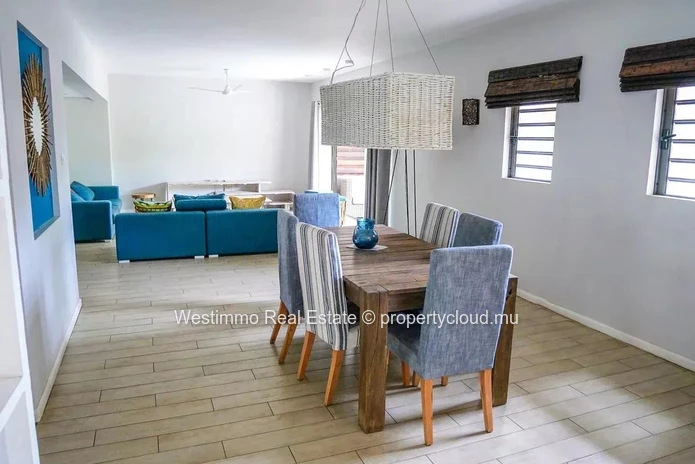 Appartement meublé 3 chambres avec jardin à Tamarin
