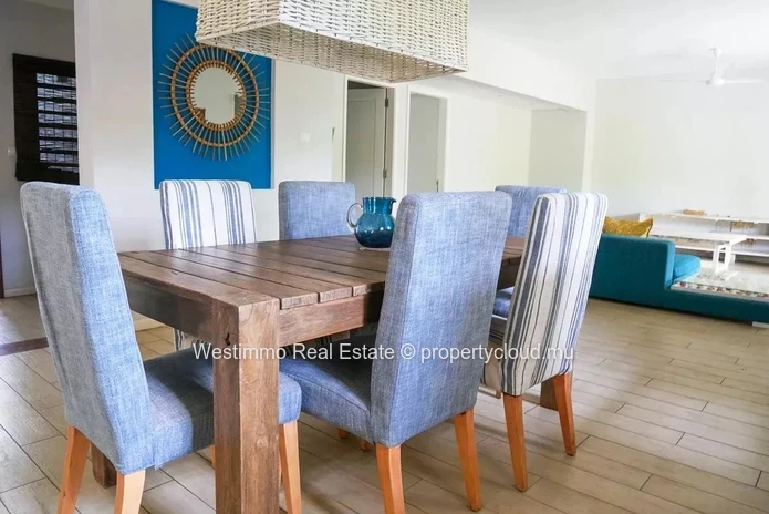 Appartement meublé 3 chambres avec jardin à Tamarin