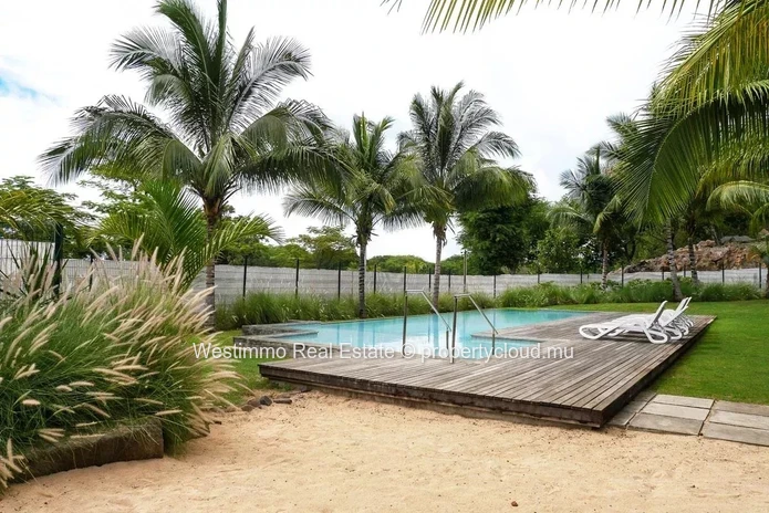 Appartement meublé 3 chambres avec jardin à Tamarin