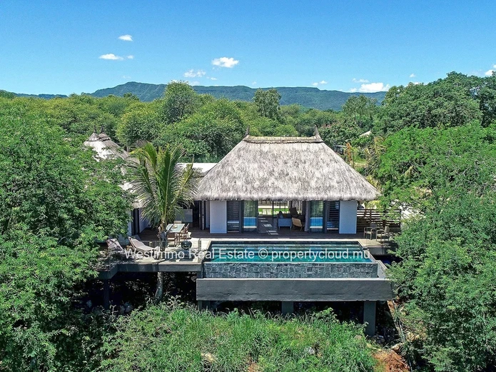 TAMARIN - Suspended villa with panoramic views for sale in Tamarin