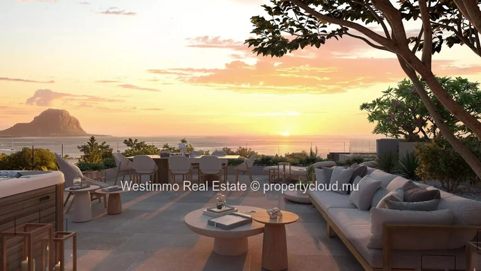 Penthouse de 3 chambres avec toit terrasse et piscine privée