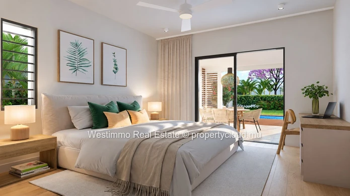 Villa neuve 3 chambres sur plan à Piton dans un domaine résidentiel