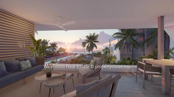 RIVIERE NOIRE - Penthouse avec 3 chambres et piscine privée de 255m²