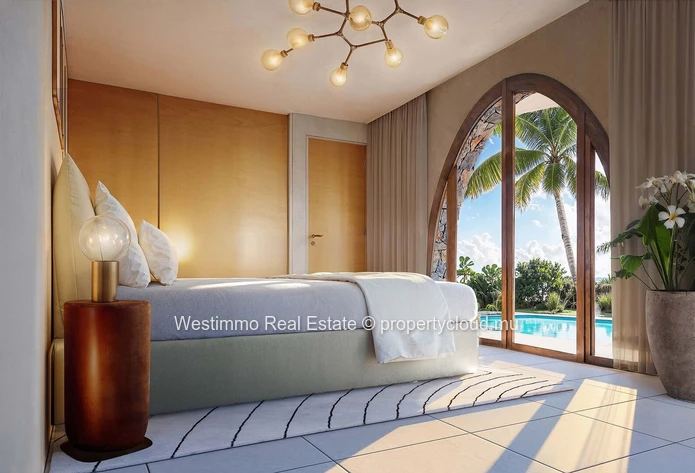 Villa bioclimatique 3 chambres avec piscine à Baie du Cap