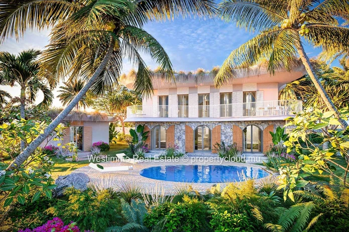Villa bioclimatique 3 chambres avec piscine à Baie du Cap
